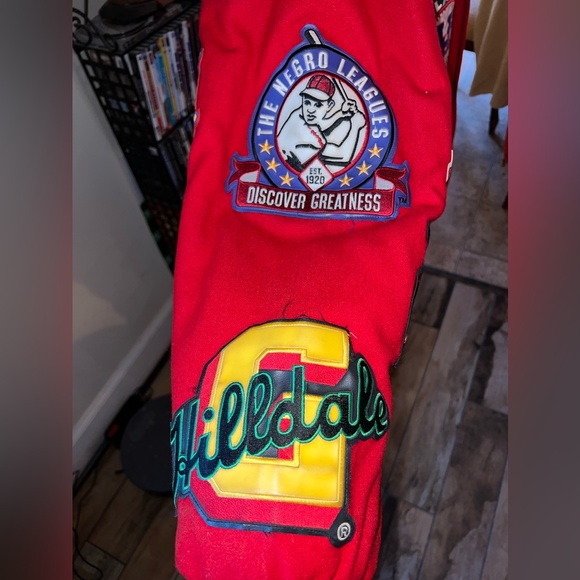 JH Negro LEAGUE Varsity PATCH Jacket - Picture 5 of 16